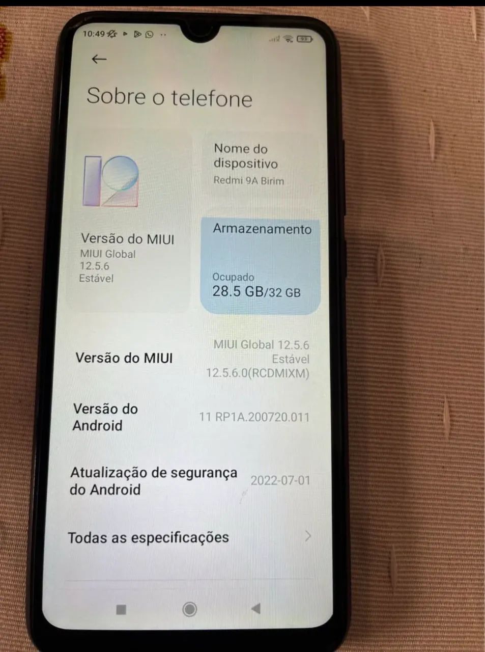 Smartphone REDMI 9A