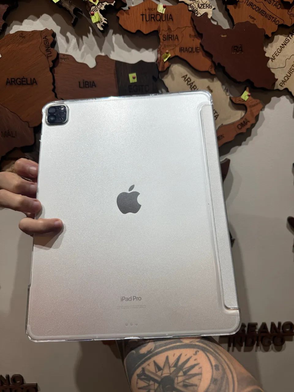 iPad Pro m2 12.9 pol 128gb wifi + celular com garantia Apple  - Foto 5