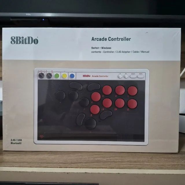 Controle Arcade Sem Fio 8BitDo All-Button para Switch 1/2 e Windows - Foto 2