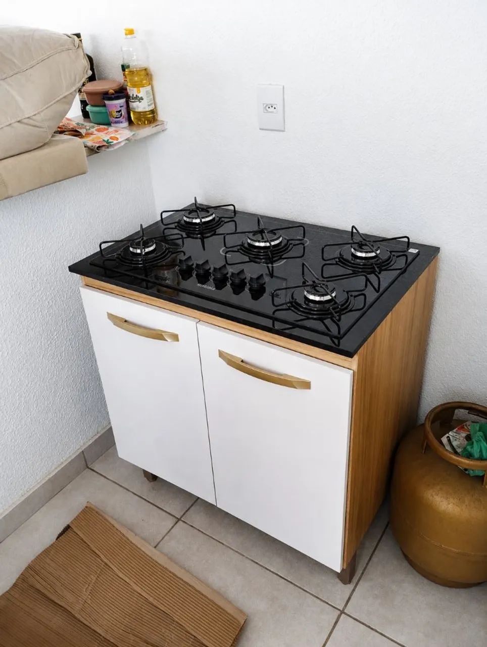Cooktop 5Bocas com balcão 