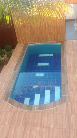 Casa com piscina sala de comércio barraco de aluguel - Foto 11