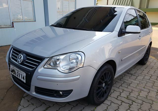 Vw Polo 1.6 2008 completo + couro top