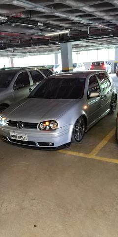 Vendo ou troco Golf 1.6 2000 Completo + Susp Ar + Legalizado - Foto 2