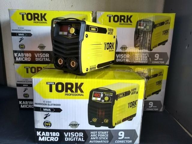 Máquina Solda Inversora 180a Aut Kab180 IE6180 com Máscara Automática Tork (Novo/Loja) - Foto 2