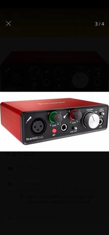 Interface Áudio Scarlett Solo USB (2a Geração) FOCUSRITE - Foto 4