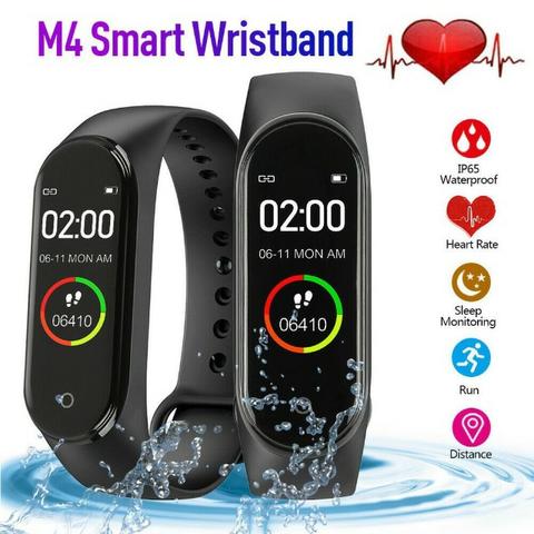 Relógio Inteligente SmartBand M4/Pulseira Inteligente a Prova D'água - Foto 4