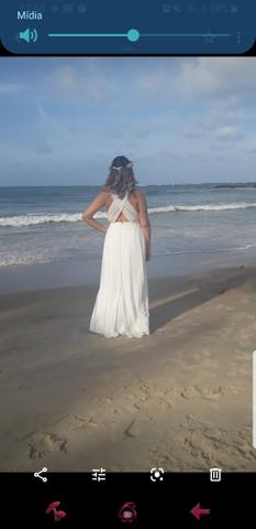 Vestido Off white Tamanho G - Foto 3
