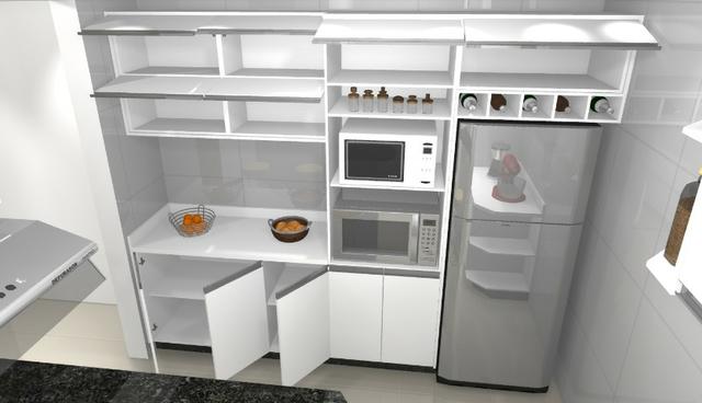 Cozinha armário Planejado 100% MDF. S/ a pedra - Foto 6