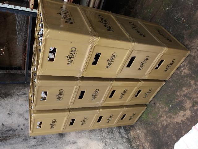 Caixa de cerveja mais cascos de 600ml