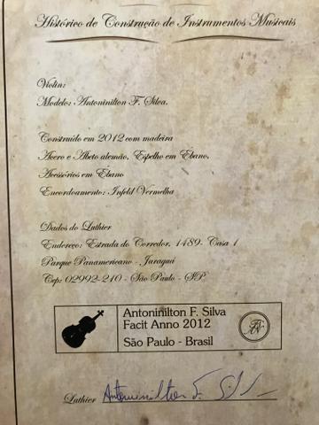 Violino Autor Antoninilton 2012 - Foto 6
