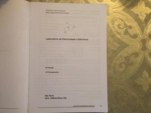 Livro Laboratório de Eletricidade e Eletrônica - Foto 2