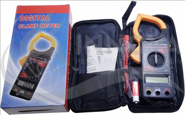 Alicate Amperímetro Digital Multimetro Clamp Meter - Foto 2