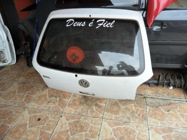 tampa traseira Gol g3 com vidro lisa original