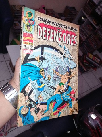 Coleção história marvel Os defensores