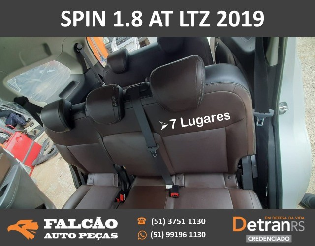 chevrolet spin 1.8 automatica ltz 2019/2019 flex sucata em peças - Foto 2
