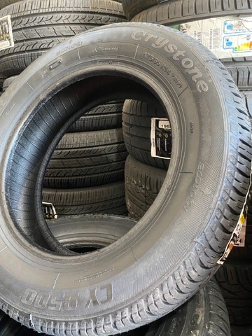 2 pneus 175/65r14 Crystone (montagem grátis) - Foto 2