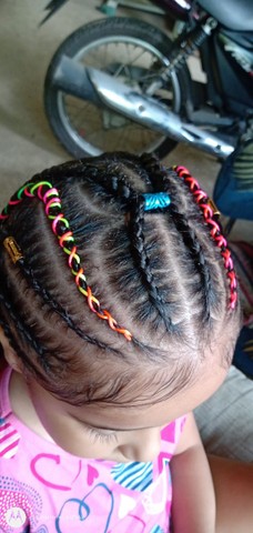 Tranças em geral, colocação de cabelo orgânico 