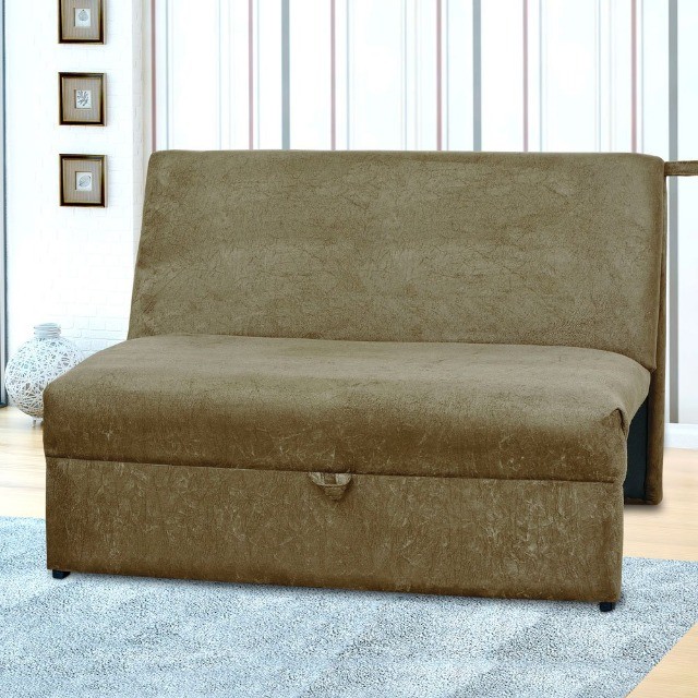 Sofá Cama Malu Jade Capuccino Frete Grátis - Até 12x