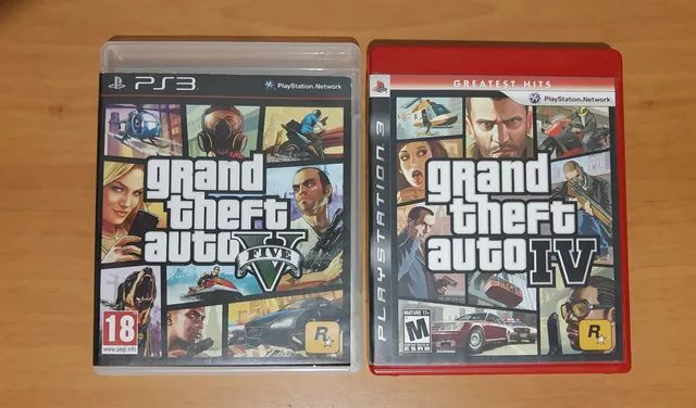 Grand Theft Auto IV - GTA 4 - Jogo PS3 Midia Fisica