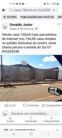 Captação de Casa a venda na Rua Elvira Ribeiro de Souza Araujo, Residencial Gabura, Campo Grande, MS