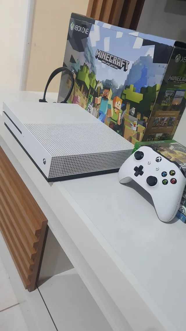 Xbox One S 4K - Único dono c/Nf