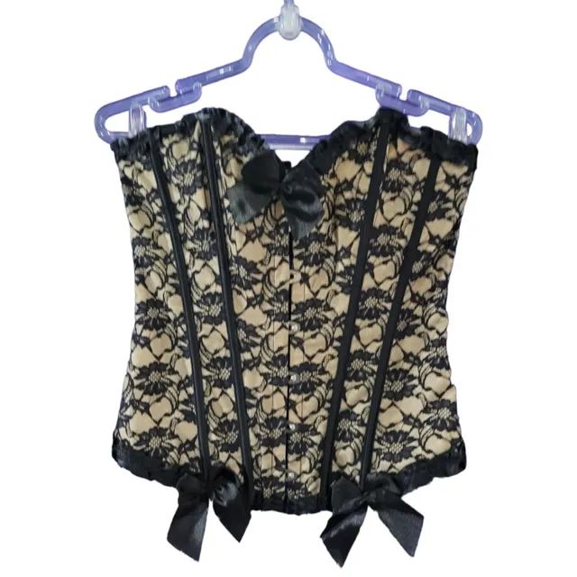 Espartilho Corset Corpete Corselet em renda