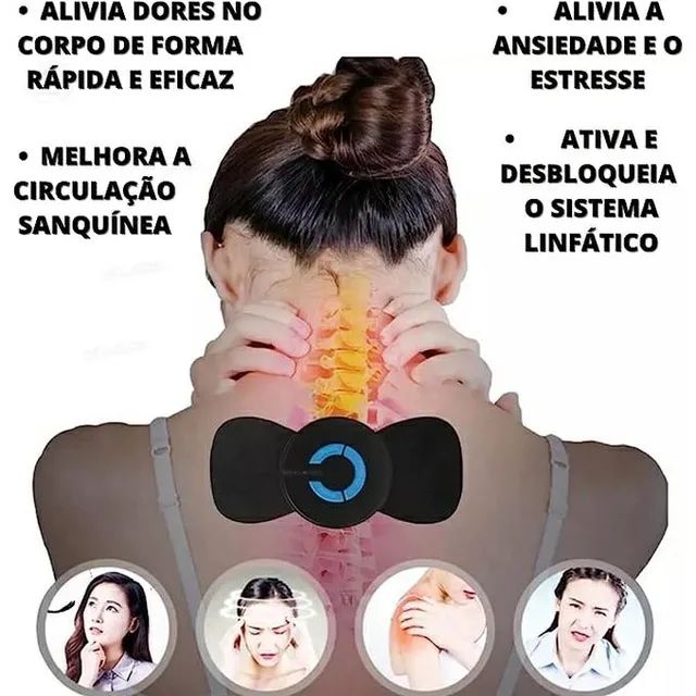 Mini Massageador Elétrico Portátil recarregável  - Foto 6