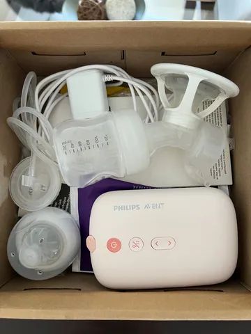 Bomba Extratora de Leite Materno Elétrica Philips Avent Sucção Natural –  Babytunes