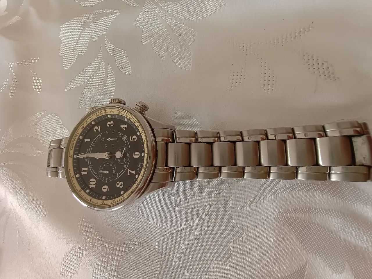 Relógio BULOVA Cronógrafo importado excelente estado  - Foto 4