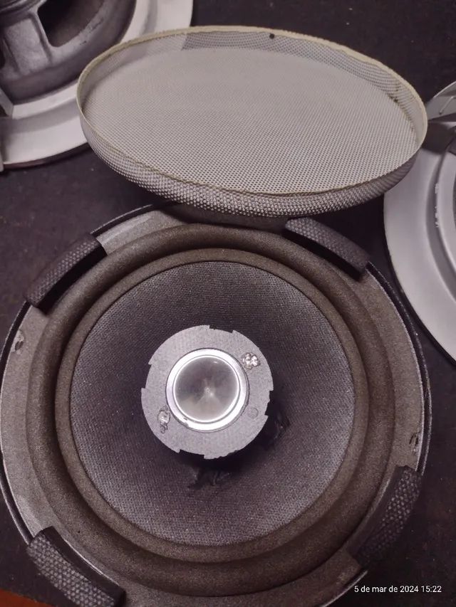 Vendo 4 alto falante com suporte para teto - Foto 6