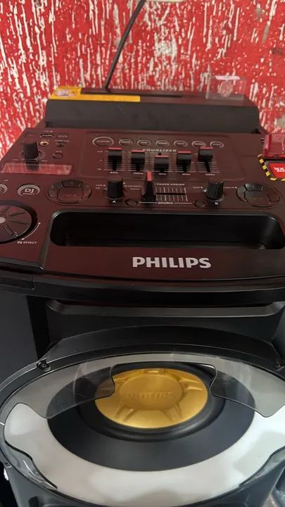 Caixa de Som Philips com Iluminação LED