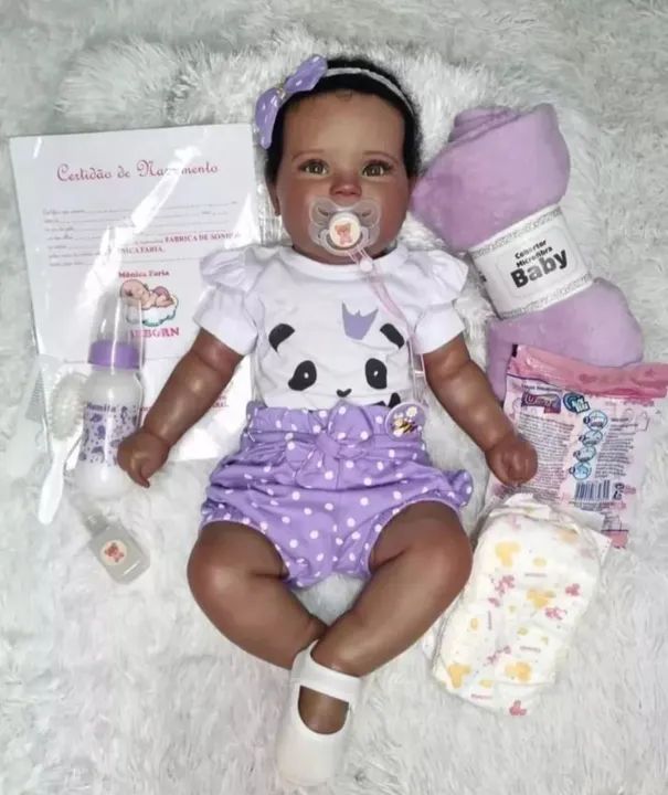 Bebê reborn Maddie Corpo de pano  - Foto 4