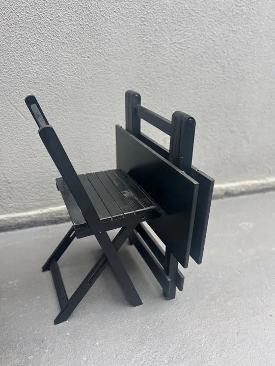 Mesa Dobrável Preta nova 