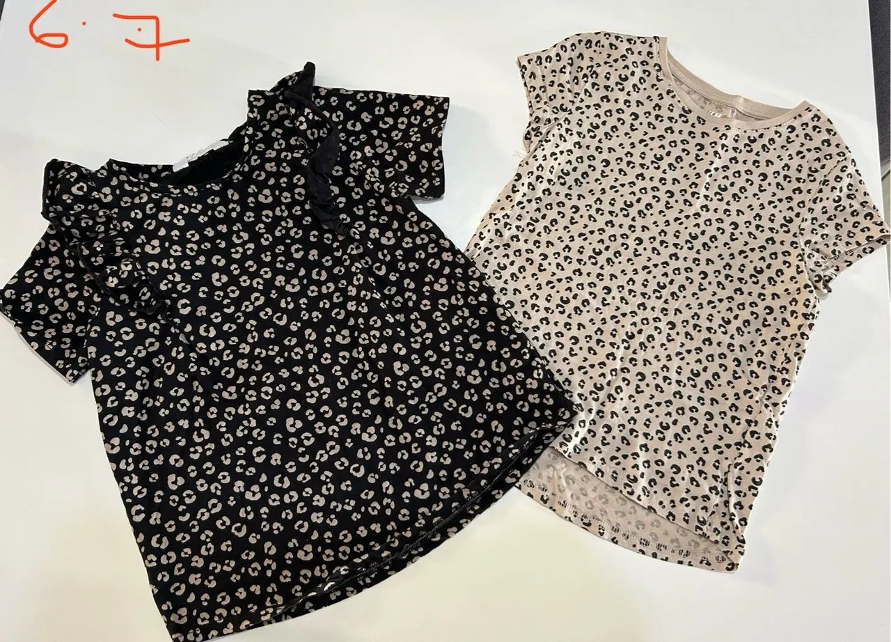 Camisetas H&M TAM 6-7