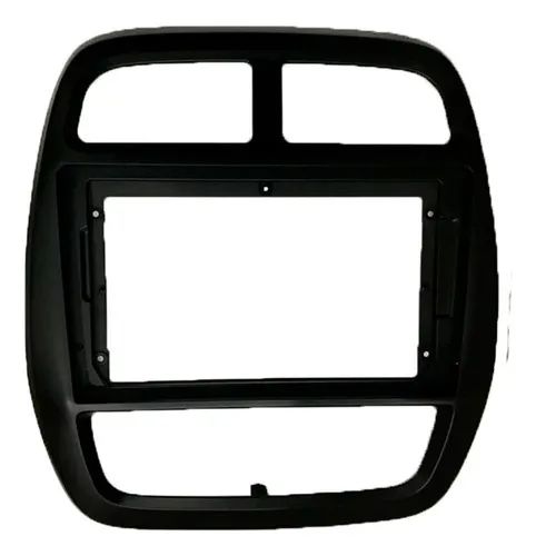 Moldura 2 Din Renault Kwid 2022 A 2024 9 Pol Black Piano