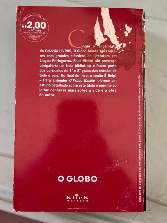 Livro: O primo Bas ílio  - Foto 2
