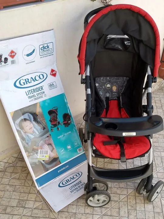 Carrinho e Bebe Conforto Graco - Pouquíssimo uso! - Foto 6