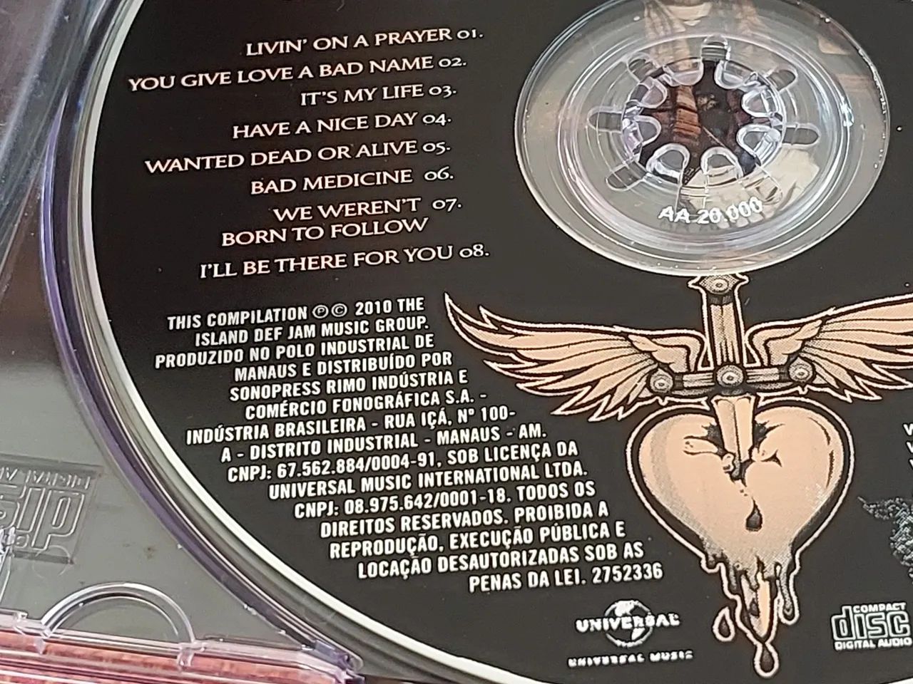 CD BON JOVI MUSICA ROCK SÓ VENDA NÃO TROCO POR NADA  - Foto 3