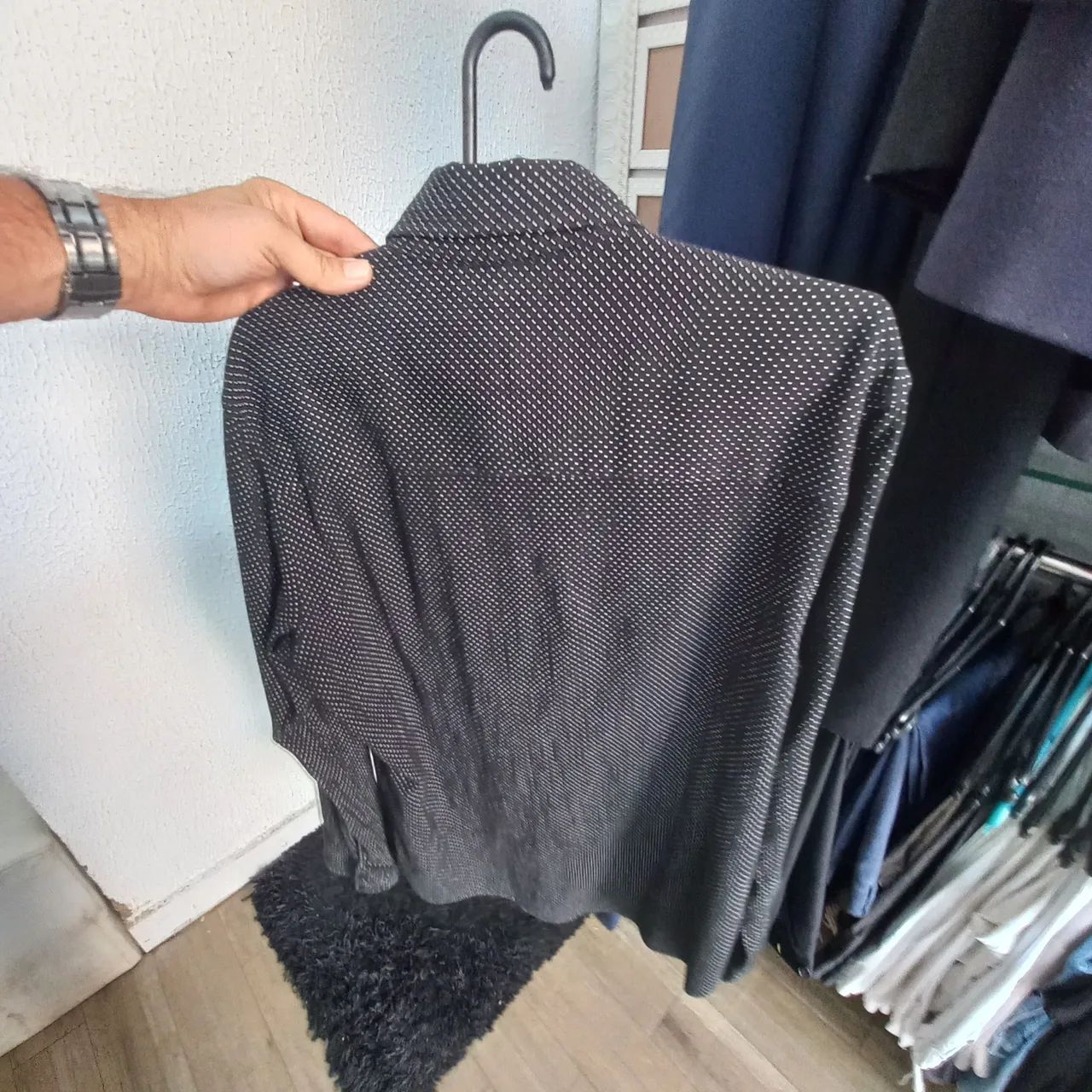 Camisa Osklen M.Longa Preta - Foto 5