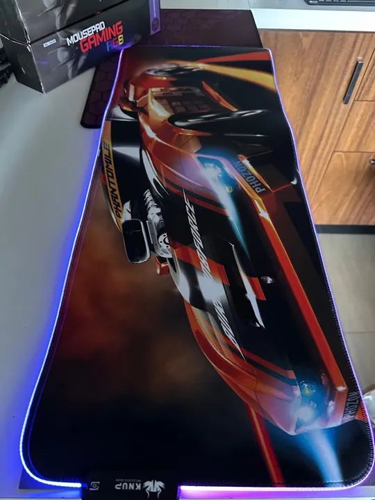 Mousepad Gamer Iluminado com Design Batman