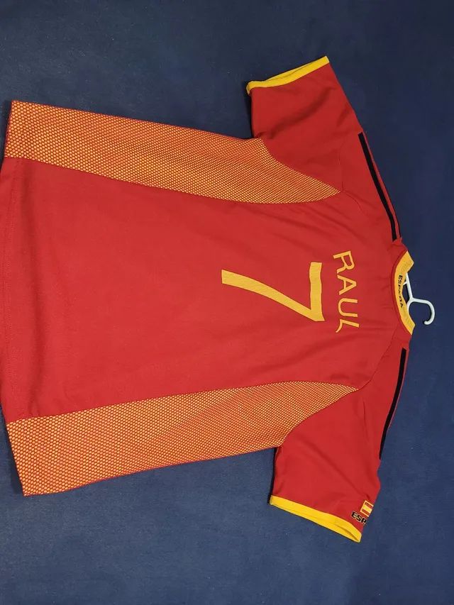 Camisa Retro Seleção Espanhola tamanho G - Foto 3