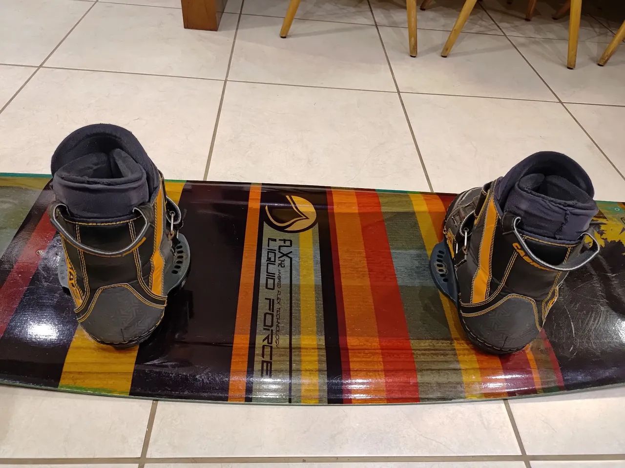 Kit wakeboard prancha e bota - Foto 3