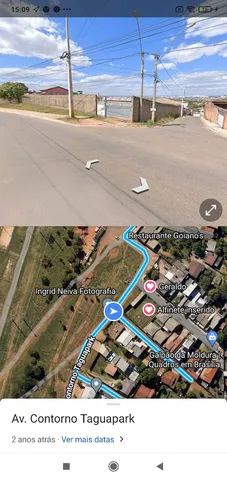 Lote  Vicente Pires - esquina - frente ao pistão Norte  30x28 mts - Foto 9