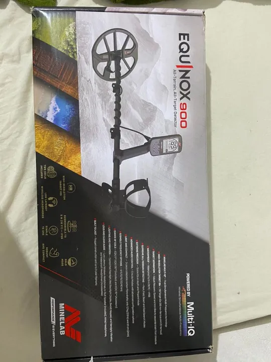 Vende-se detector de metais equinox 900 completo nunca usado!