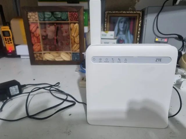 Roteador Zte Mf253v 3g 4g Pra Uso Com Chip E Rural Rural