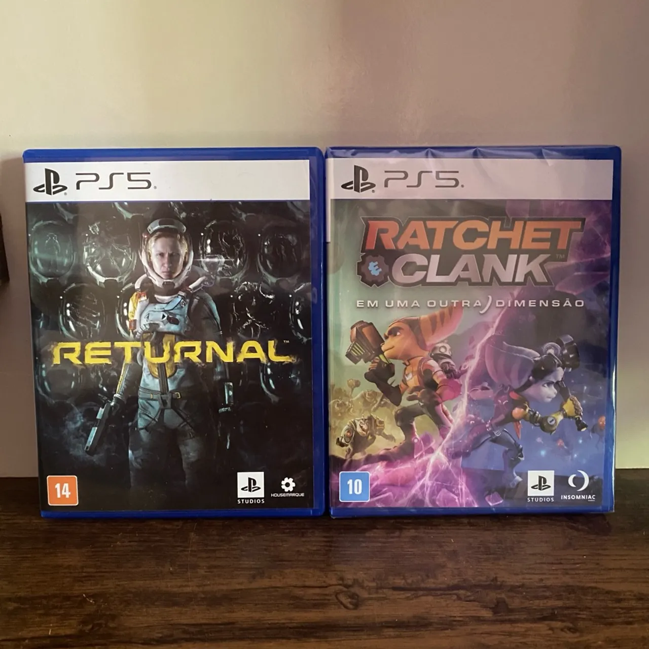 Valor Cada Jogos PS5 Returnal e Ratchet & Clank Novos Lacrados