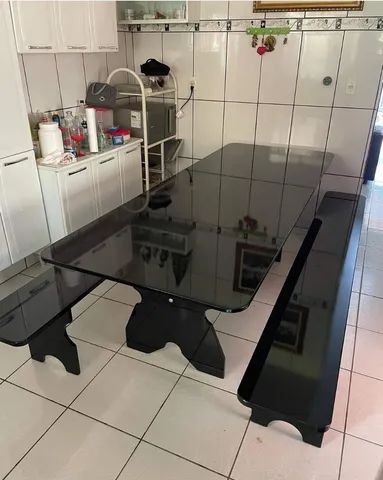 Mesa pedra de ardósia pintada  - Foto 3