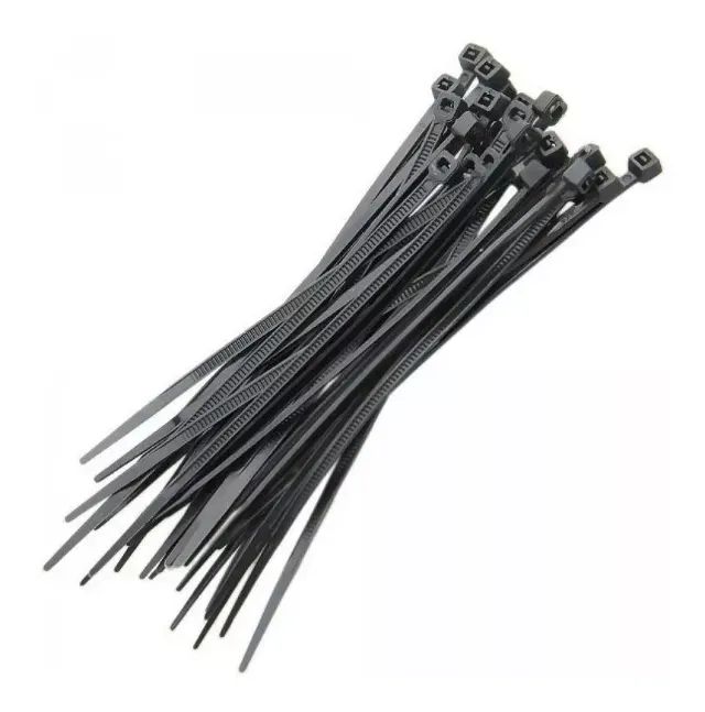 Kit 100 Abraçadeiras Nylon 3,6mm X 150mm Preta MbTools GB59088 - WZetta