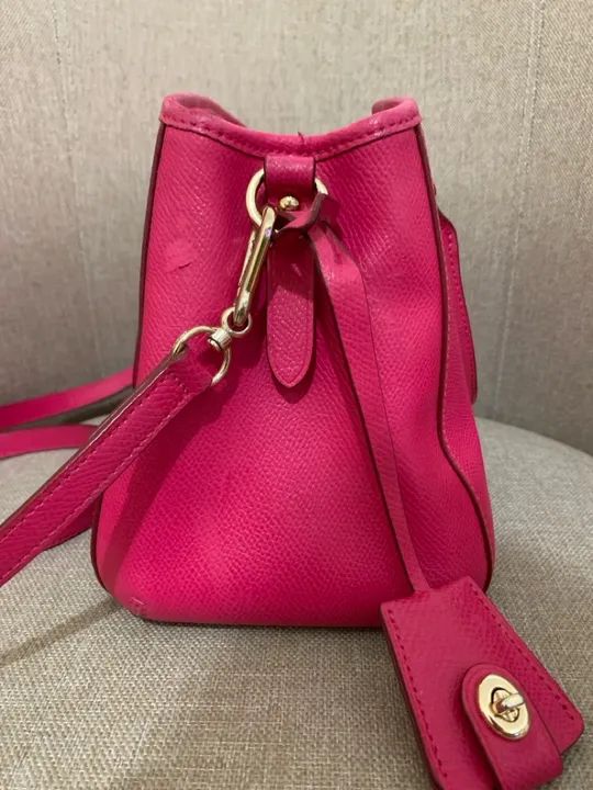 BOLSA COACH CROSSBODY ROSA PINK ORIGINAL - Foto 4