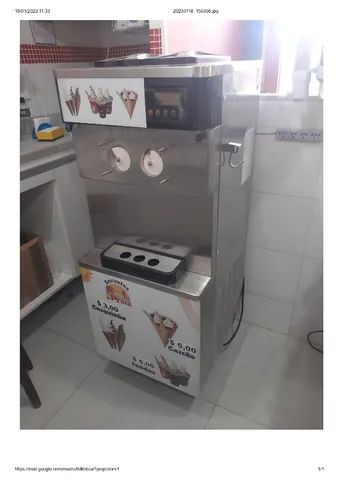 Máquina Sorvete Expresso 825b-p com Conservação Noturna -Sorvetec - 220v